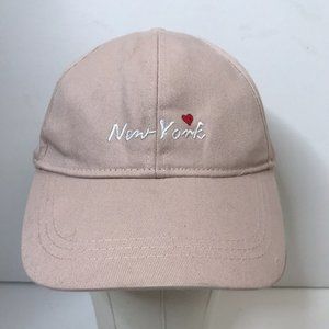 New York H&M Pink Women's Adjustable Baseball Cap Hat